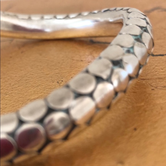 GENUINE STERLING SILVER ART DECO BRACELET - Picture 6 of 8